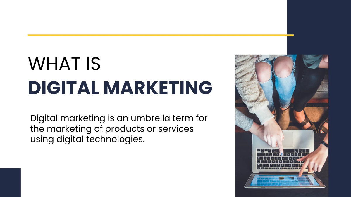 Free Digital Marketing Presentation Template to Edit Online