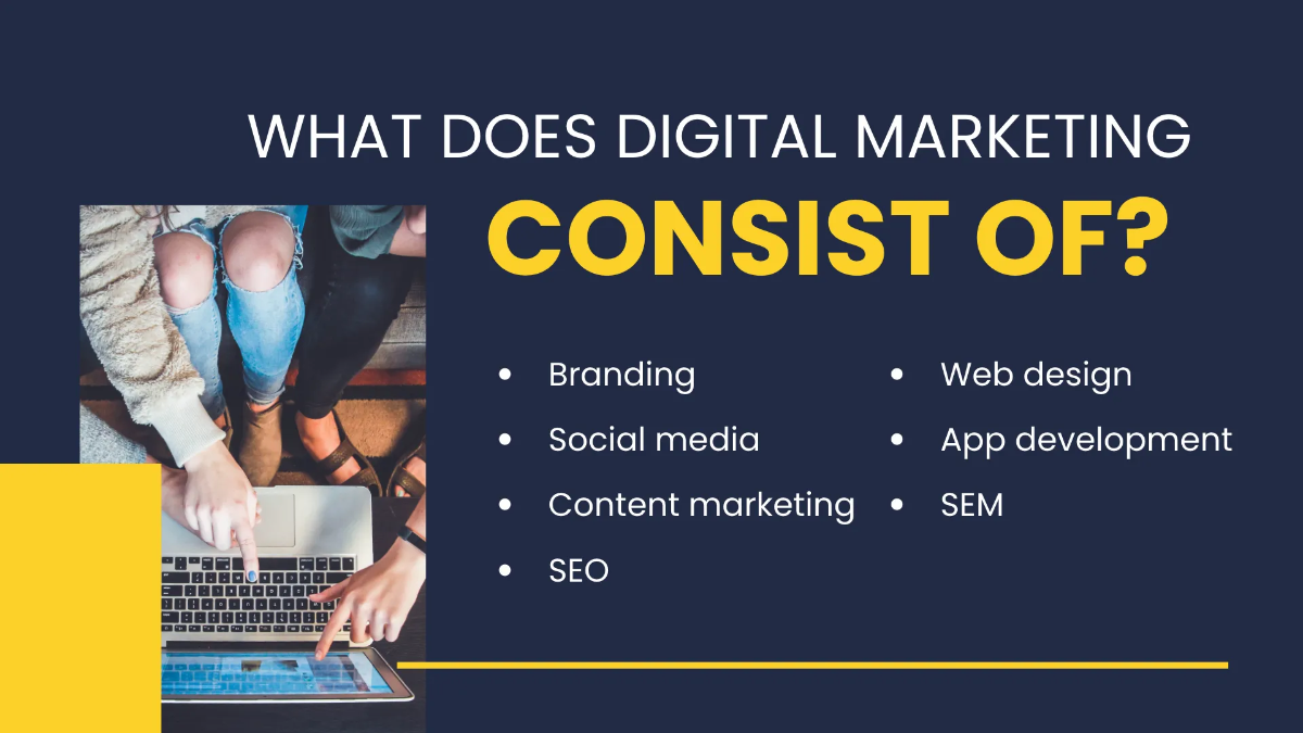 Free Digital Marketing Presentation Template to Edit Online