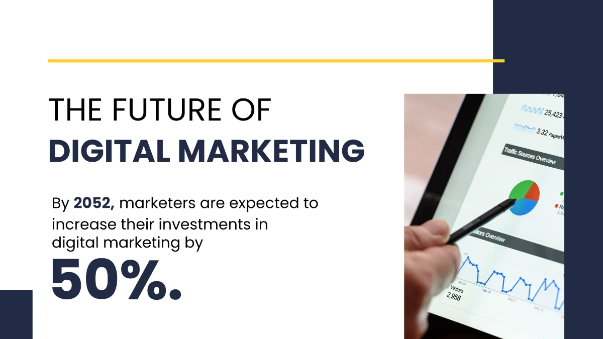 Free Digital Marketing Presentation Template to Edit Online