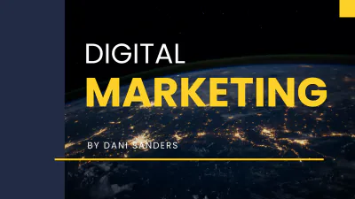 Free Digital Marketing Presentation Template to Edit Online
