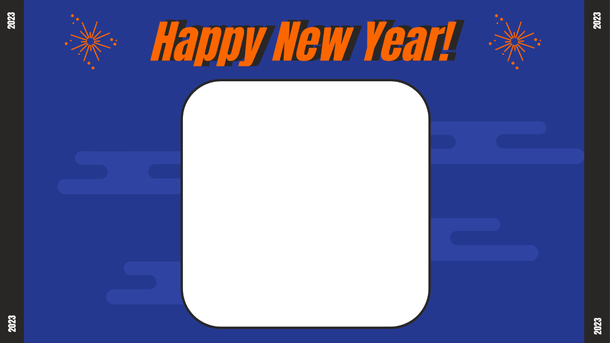 New Year's Eve Zoom Background Template