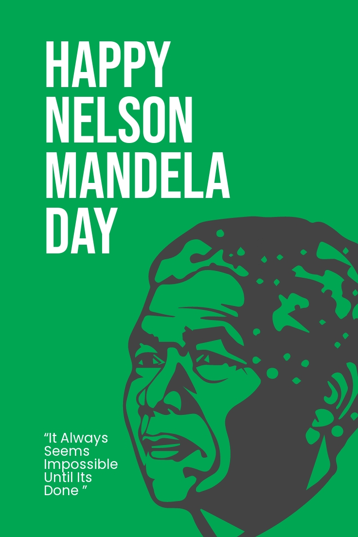 Nelson Mandela Day Pinterst Pin Template [Free JPG]