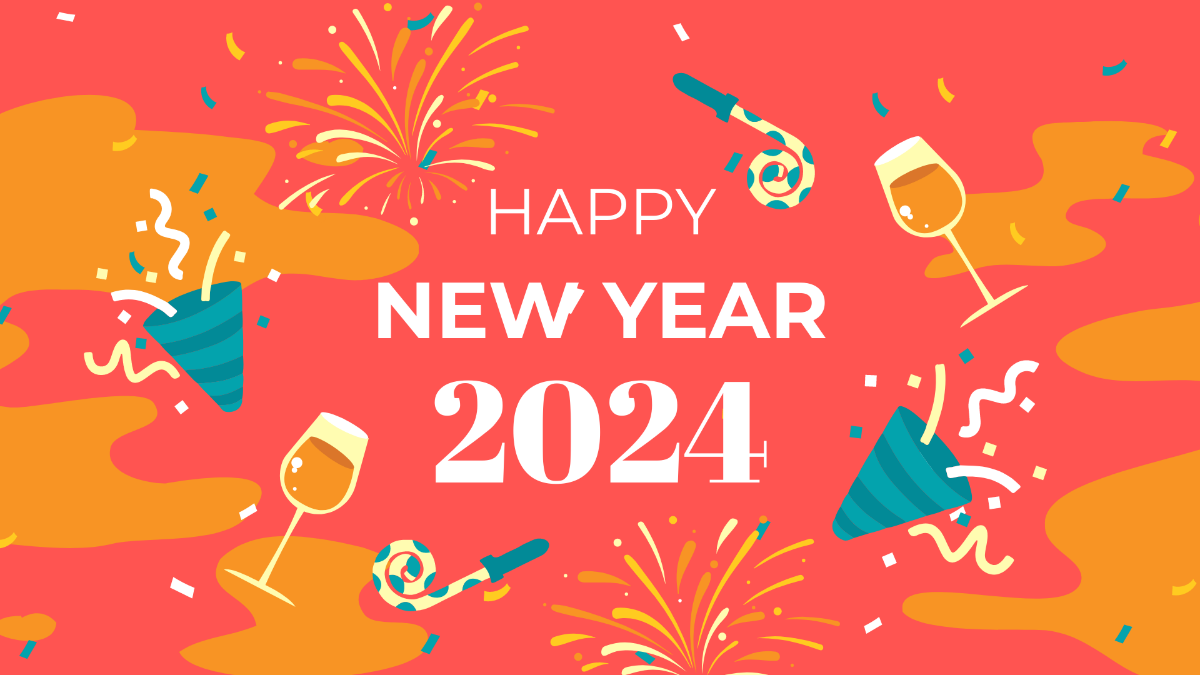 New Year's Day High resolution Background Template