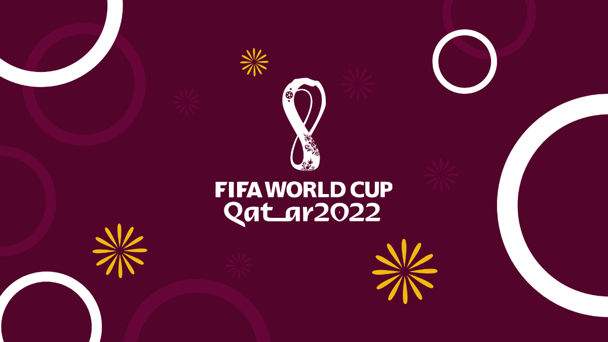 World Cup 2022 Abstract Background Template