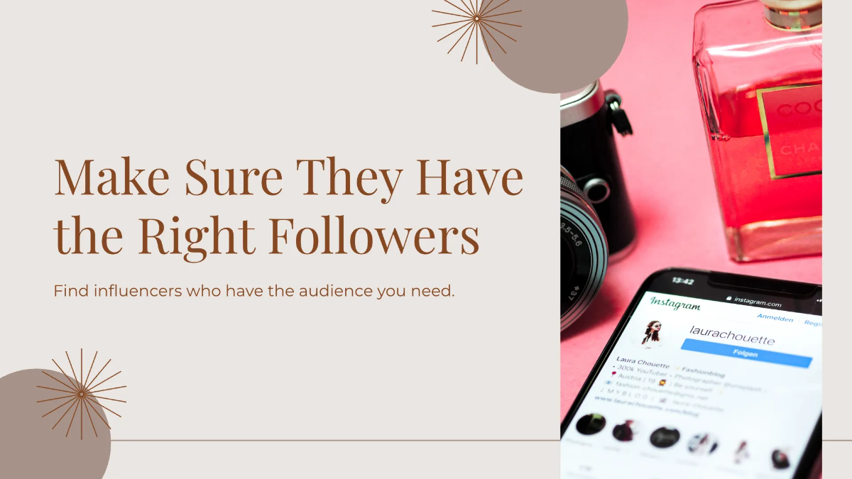 Free Influencer Marketing Presentation Template to Edit Online