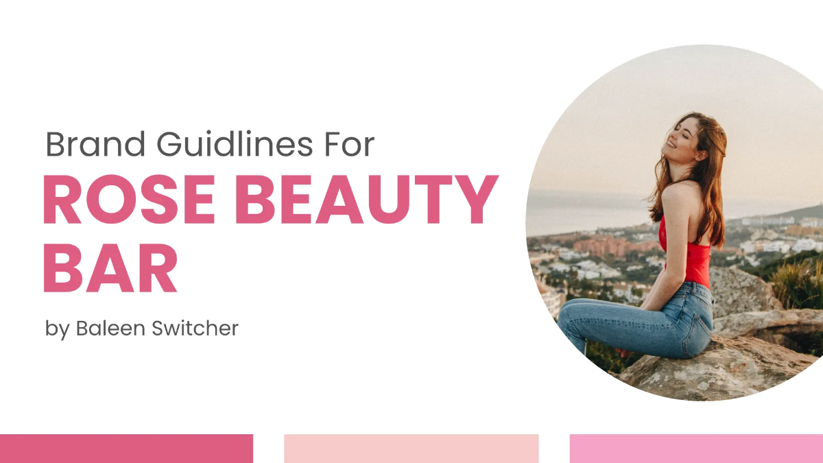 Free Brand Guidelines Presentation Template to Edit Online