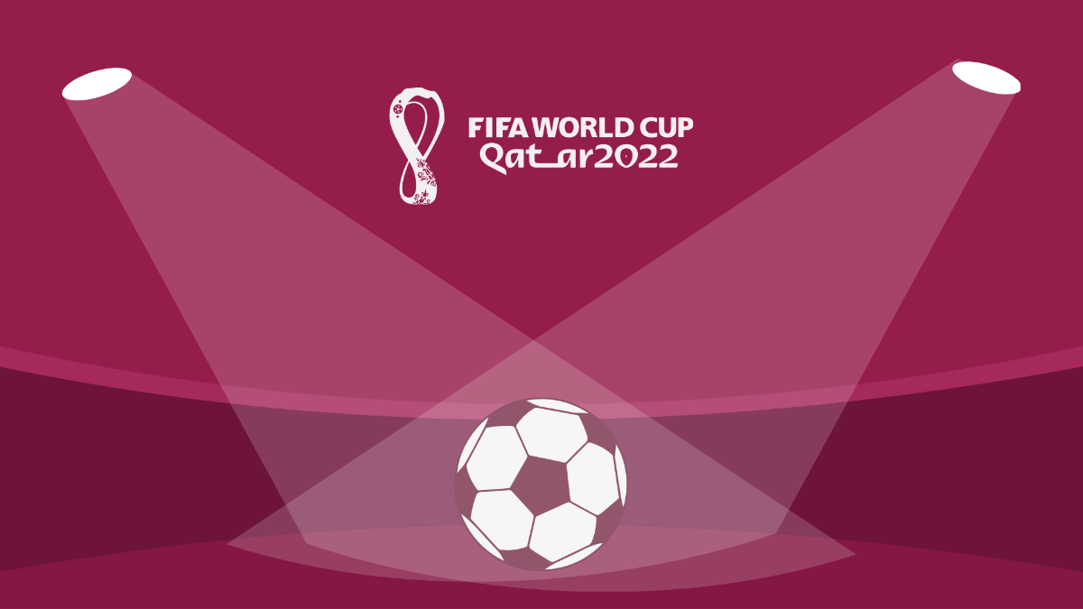 World Cup 2022 Light Background Template