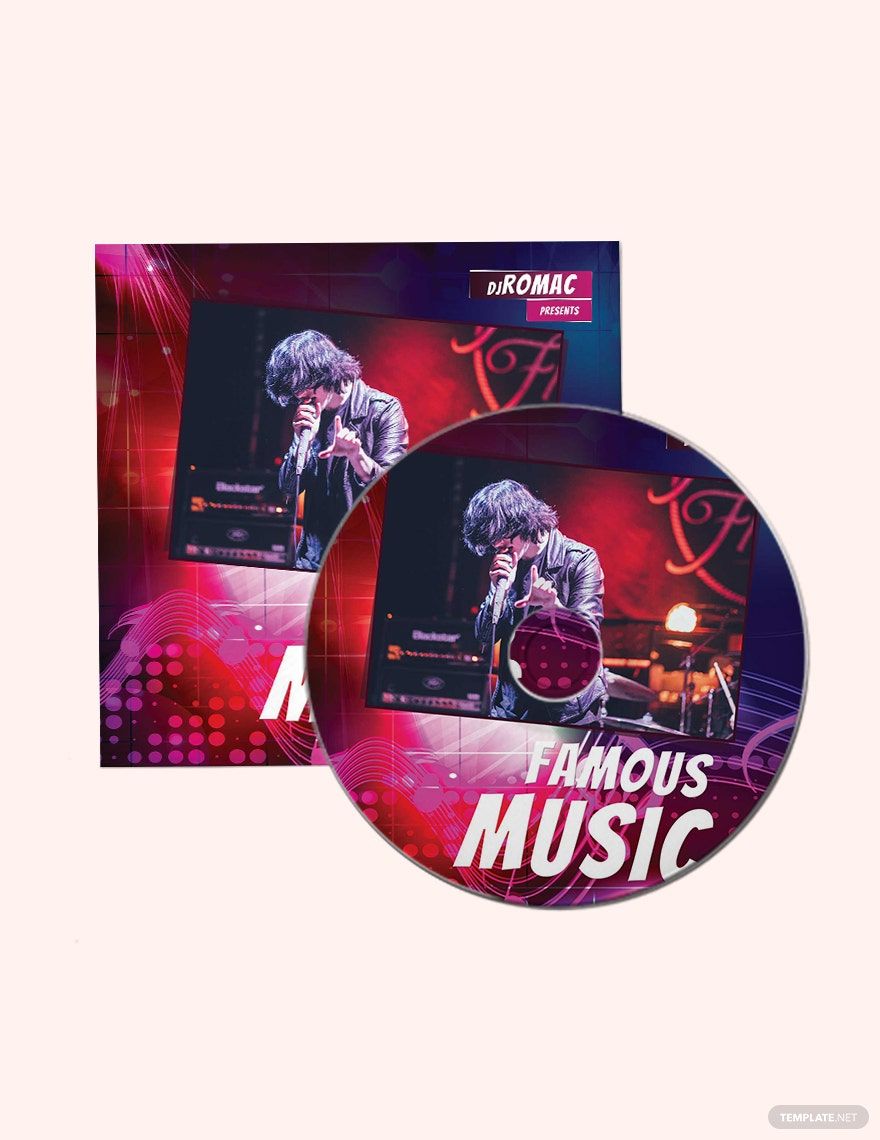 Music Event CD Cover Template