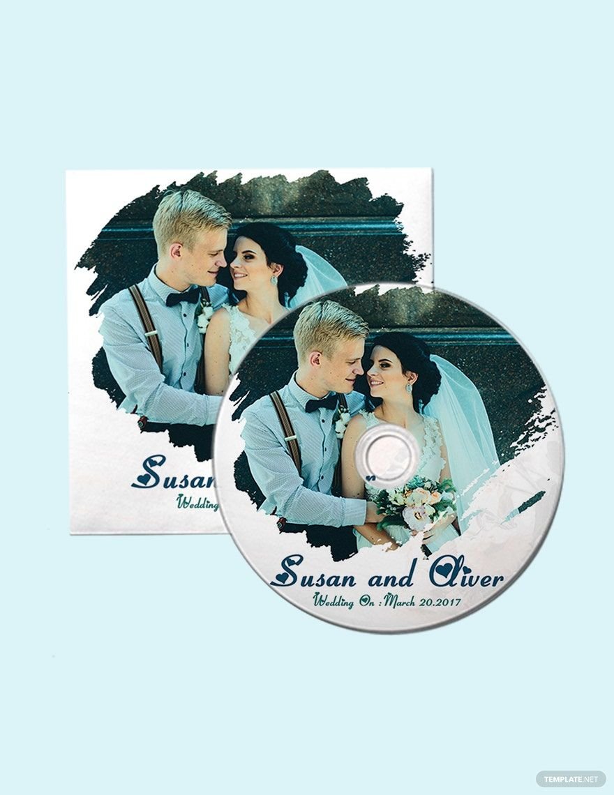 Best Wedding CD Cover Template