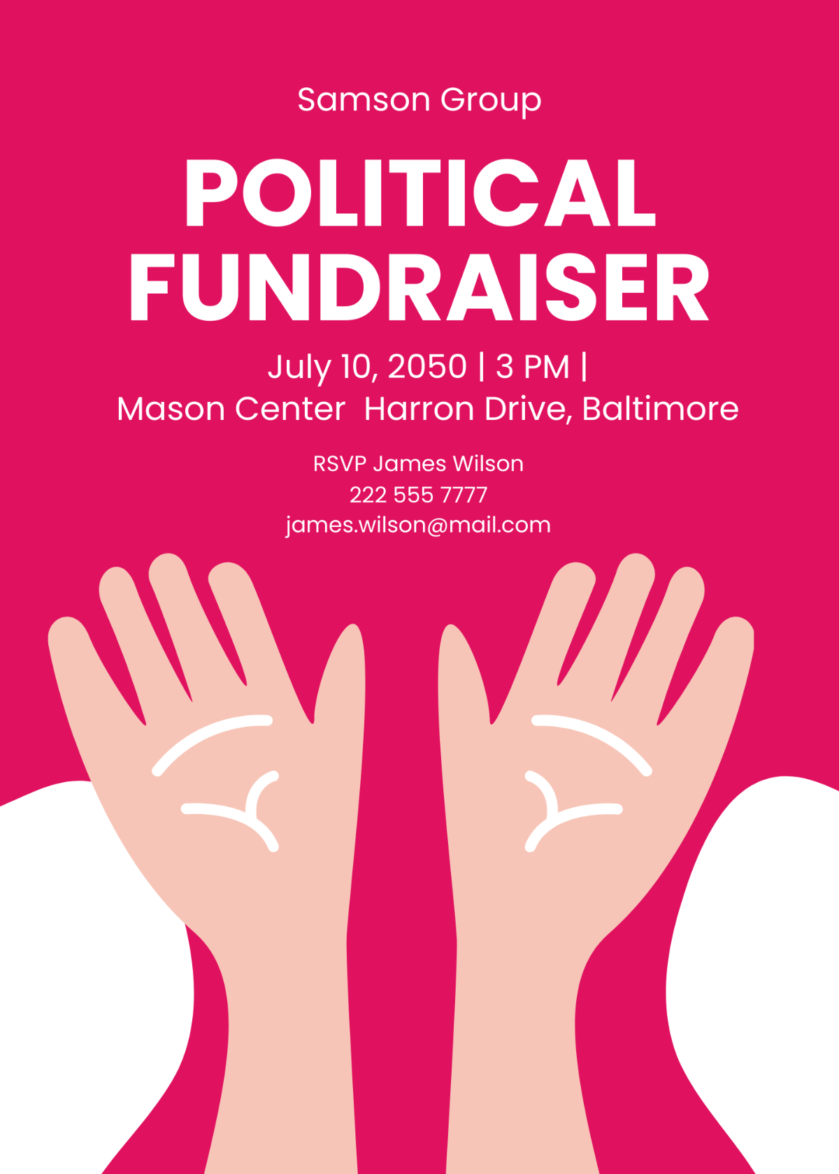 Political Fundraising Invitation