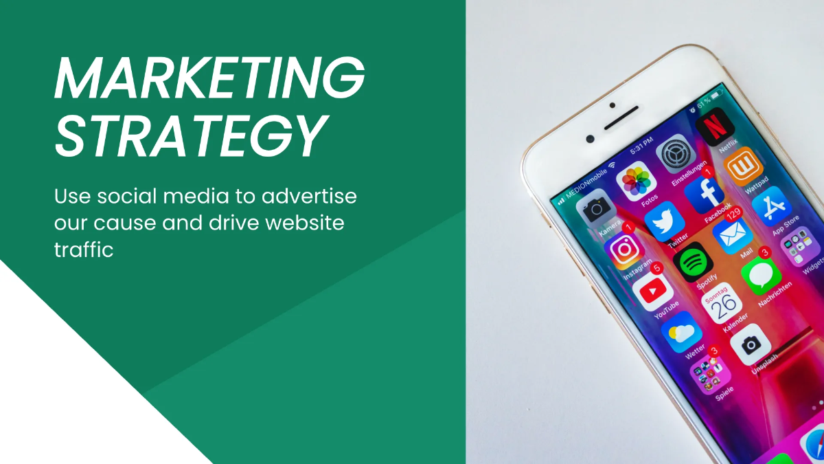 Free Non Profit Organization Marketing Presentation Template to Edit Online