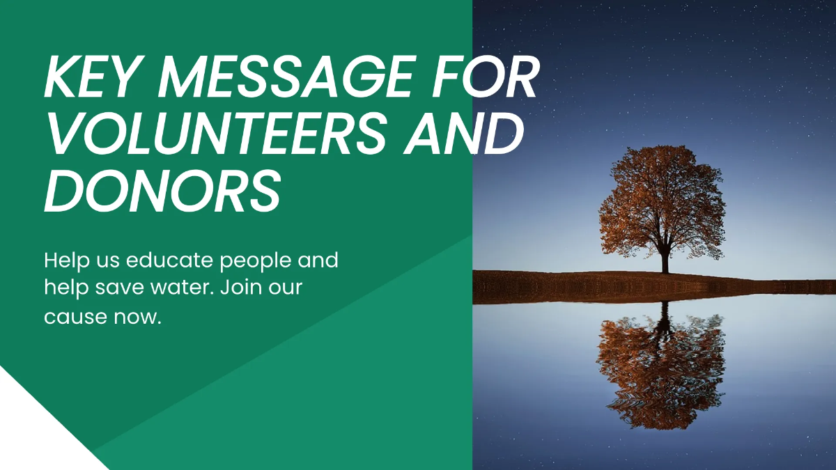 Free Non Profit Organization Marketing Presentation Template to Edit Online