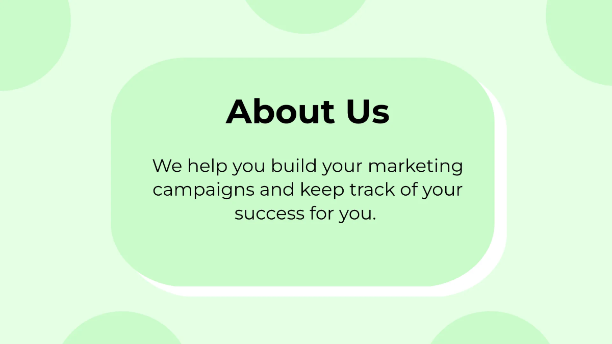 Free Marketing Agency Presentation Sample Template to Edit Online