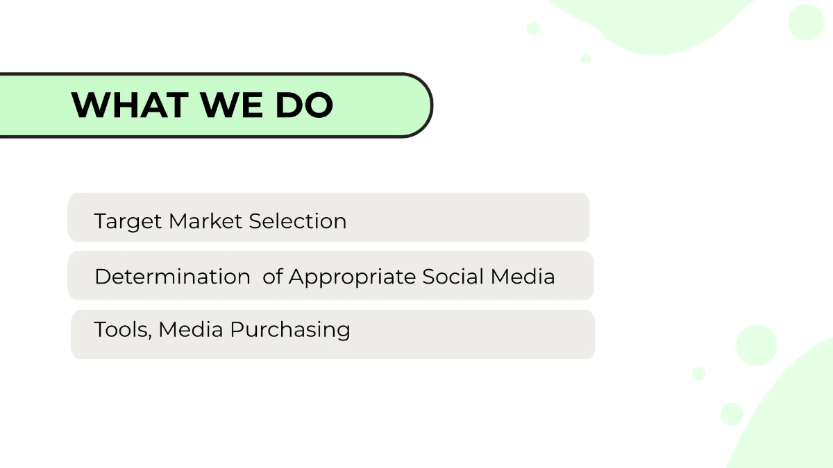 Free Marketing Agency Presentation Sample Template to Edit Online