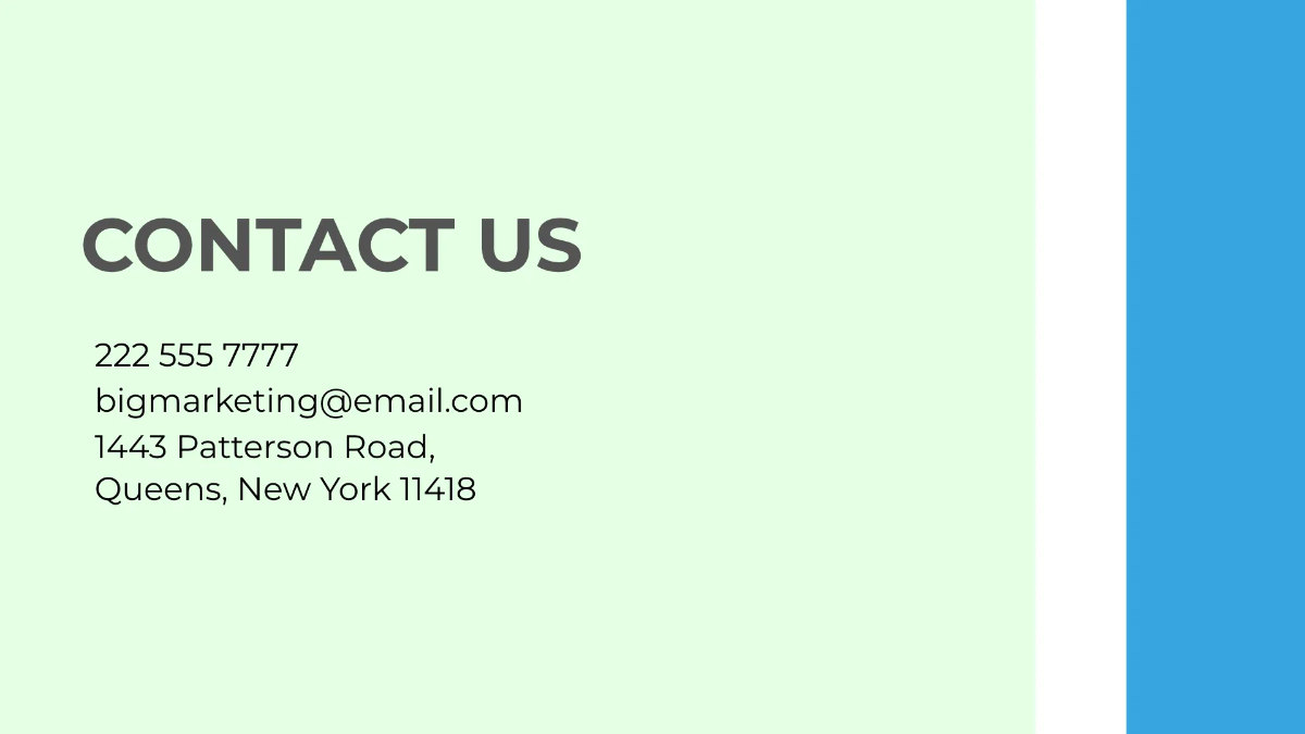 Free Marketing Agency Presentation Sample Template to Edit Online