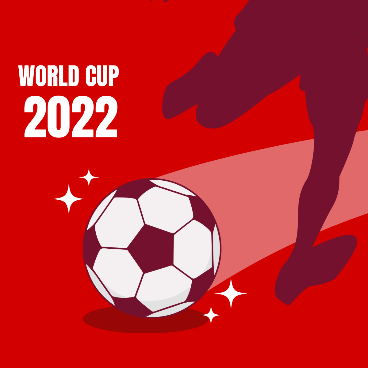 World Cup 2022 Symbol Vector Template