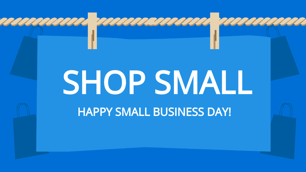 Happy Small Business Saturday Background
