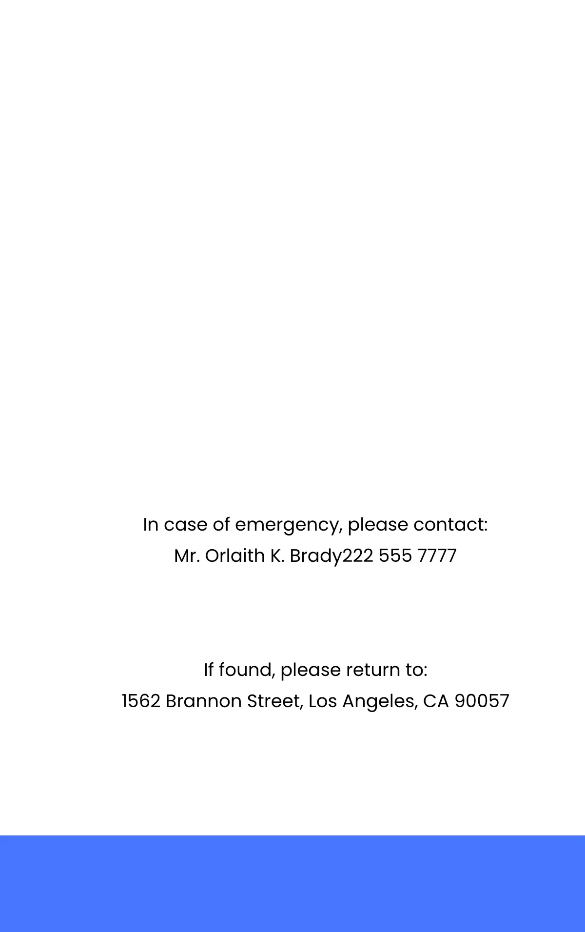 Free Blank Doctor ID Card Template to Edit Online