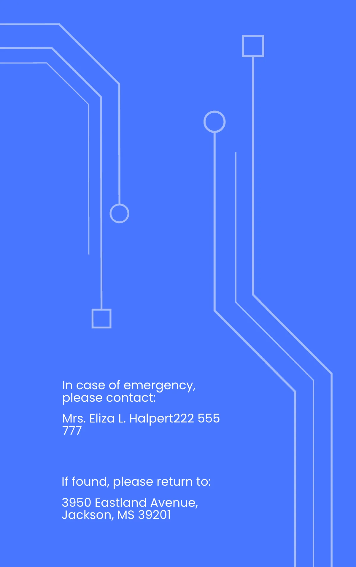 Free Home Office ID Card Template to Edit Online