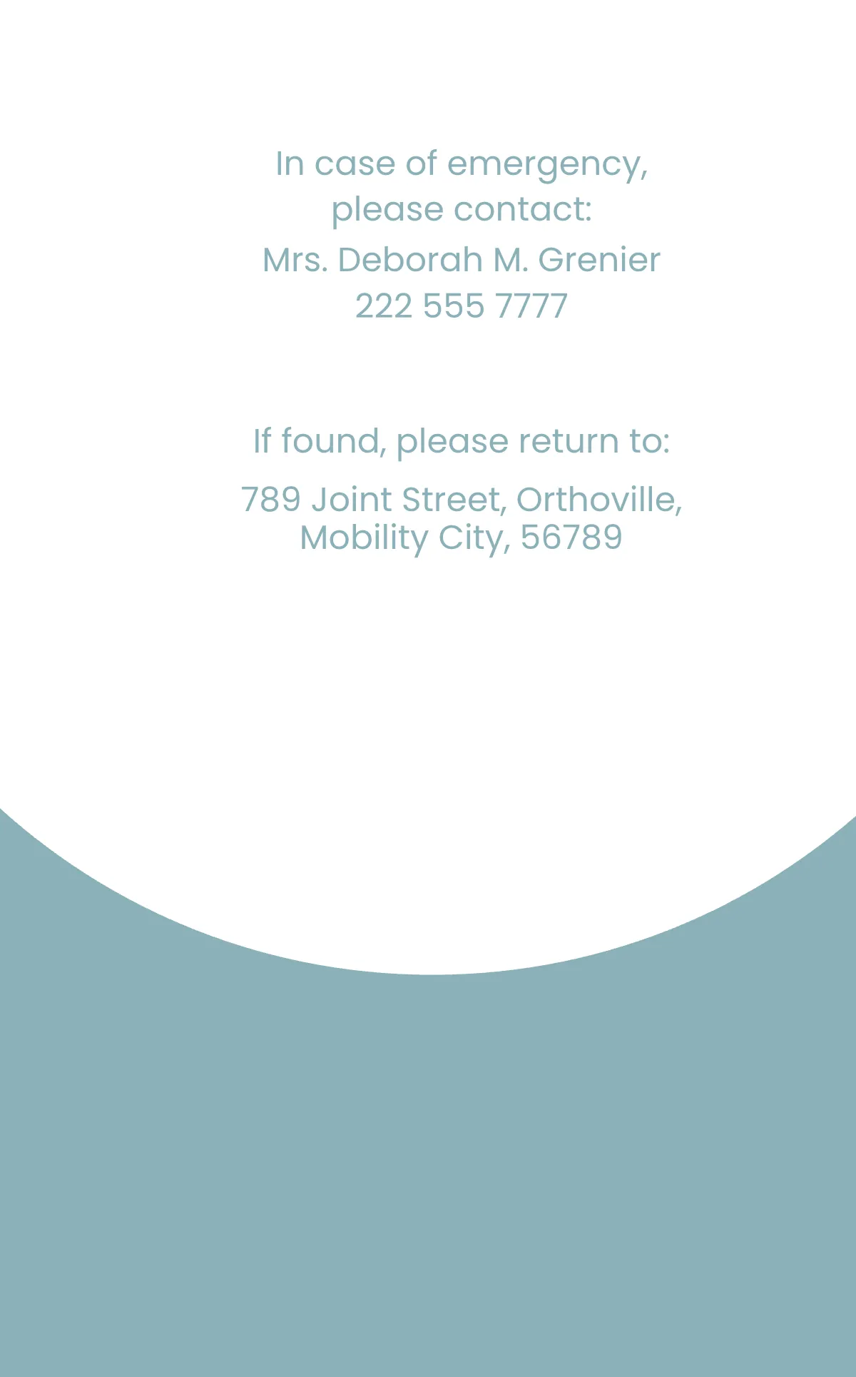 Free Orthopedic Surgeon ID Card Template to Edit Online