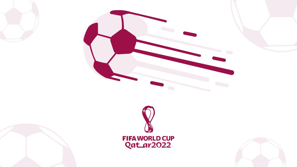 World Cup 2022 White Background Template