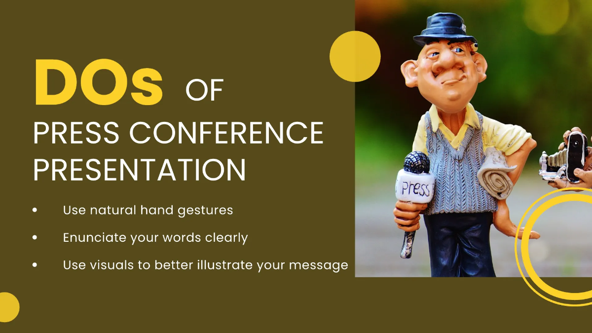 Free Press Conference Presentation Template to Edit Online