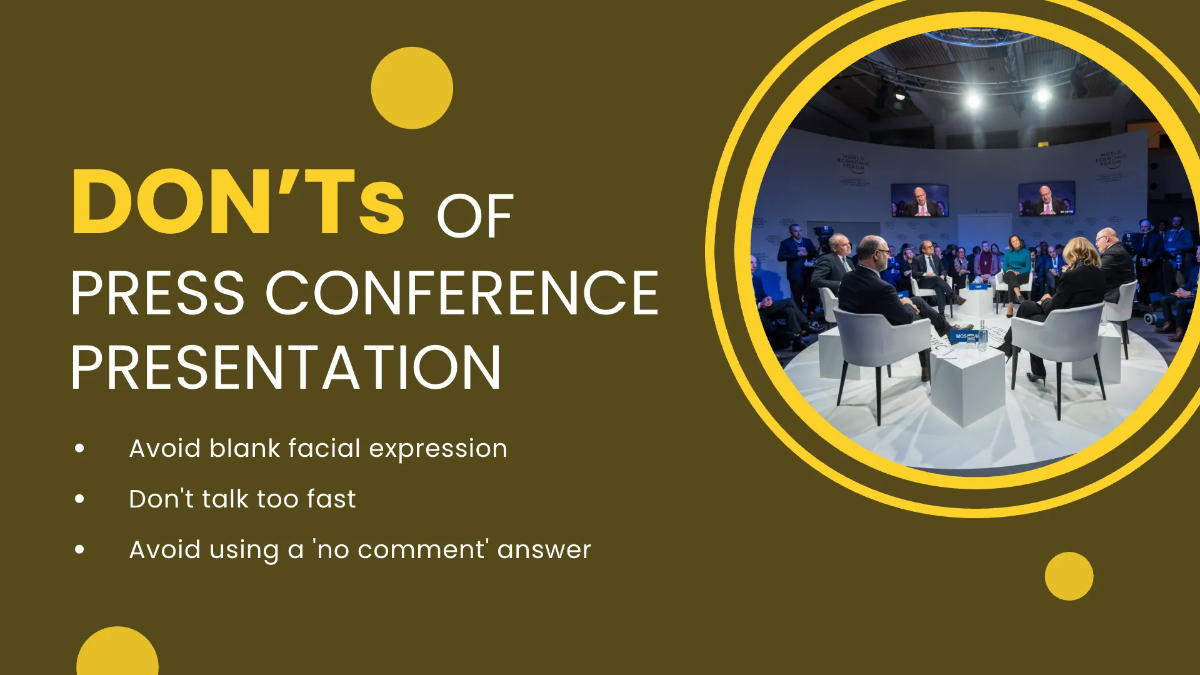 Free Press Conference Presentation Template to Edit Online