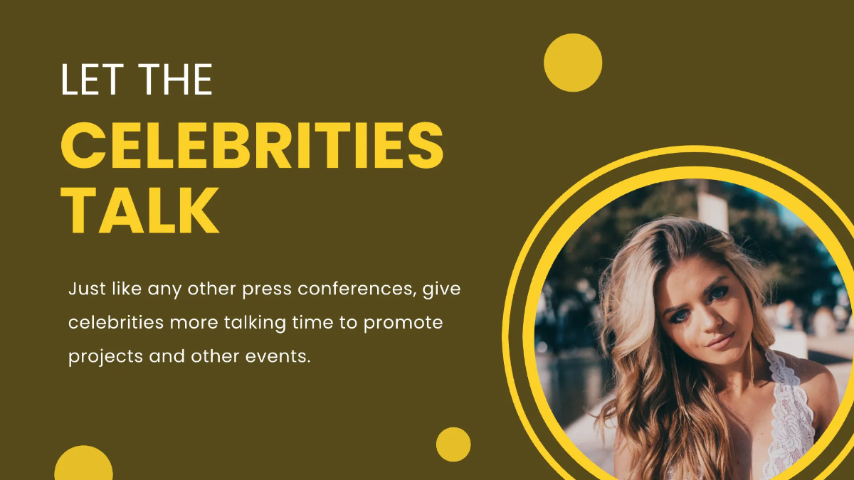 Free Press Conference Presentation Template to Edit Online