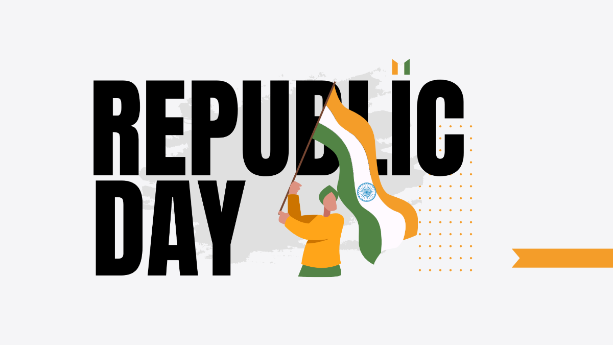 Republic Day Transparent Background Template