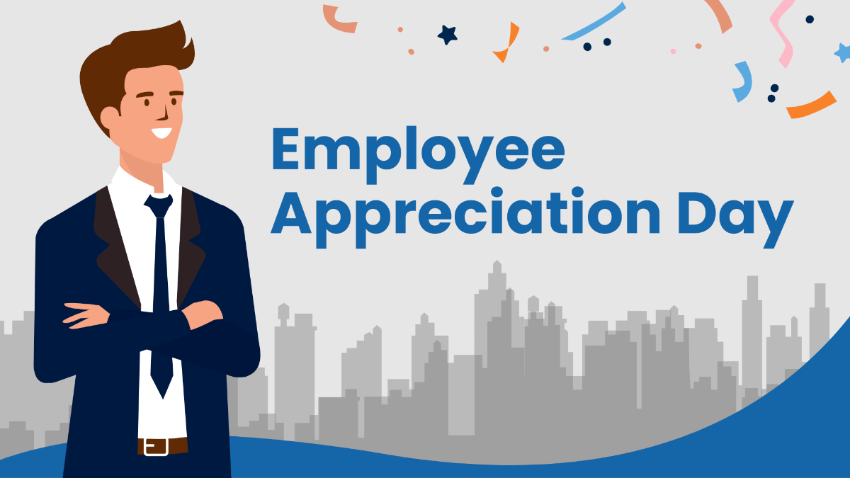 High Resolution Employee Appreciation Day Background Template