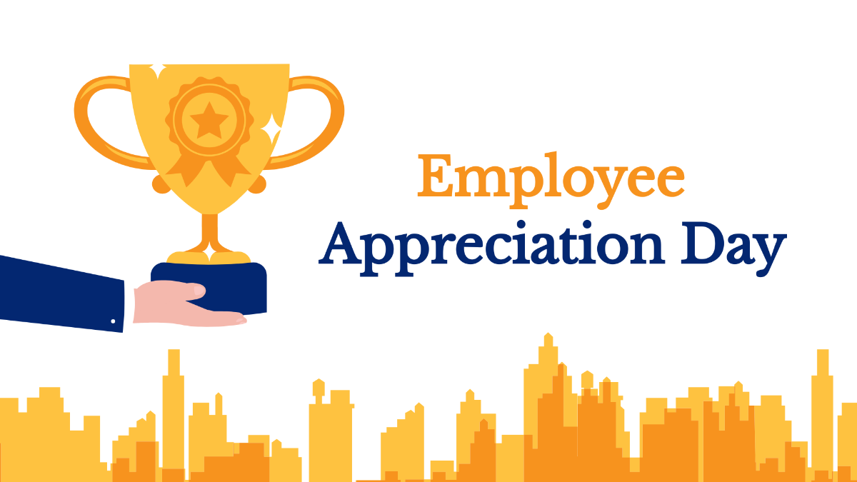 Employee Appreciation Day Banner Background Template