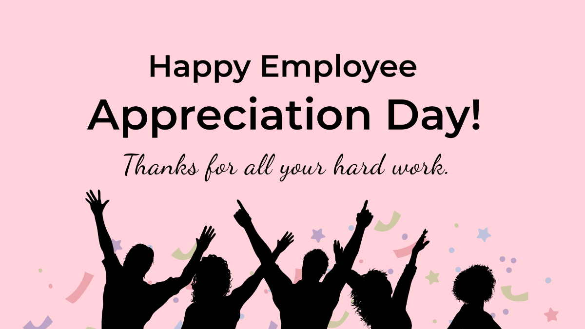 Employee Appreciation Day Wishes Background Template