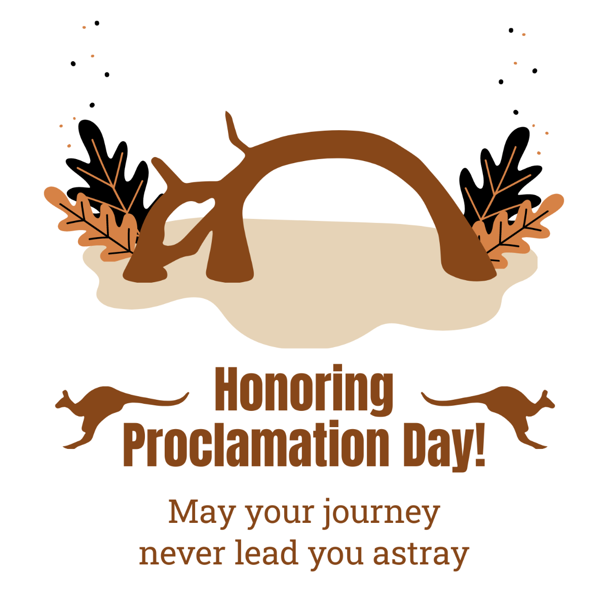 Proclamation Day Wishes Vector Template
