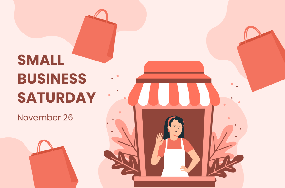 Small Business Saturday Banner Template