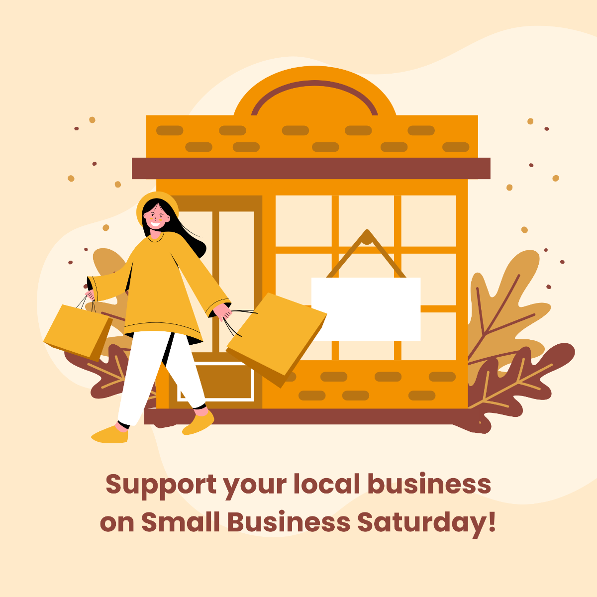 Small Business Saturday FB Post Template