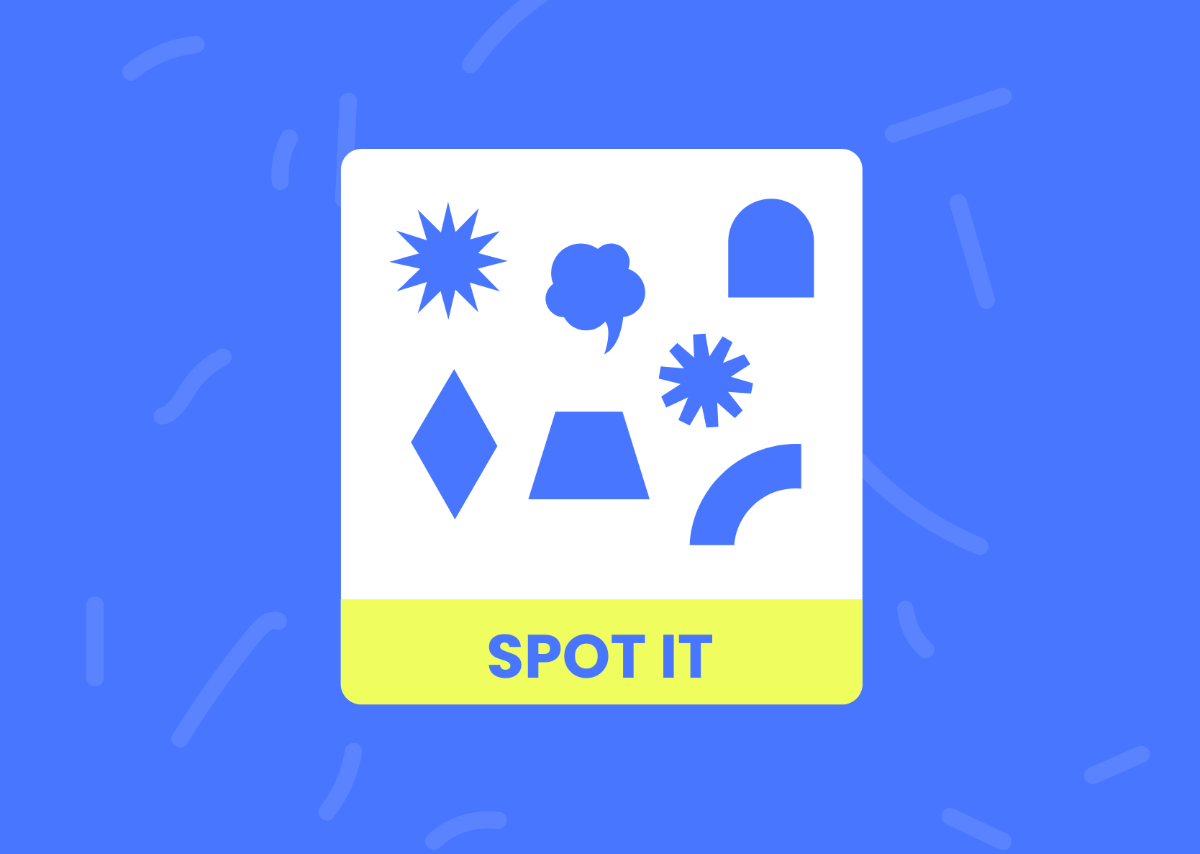 Spot It Card Game Template