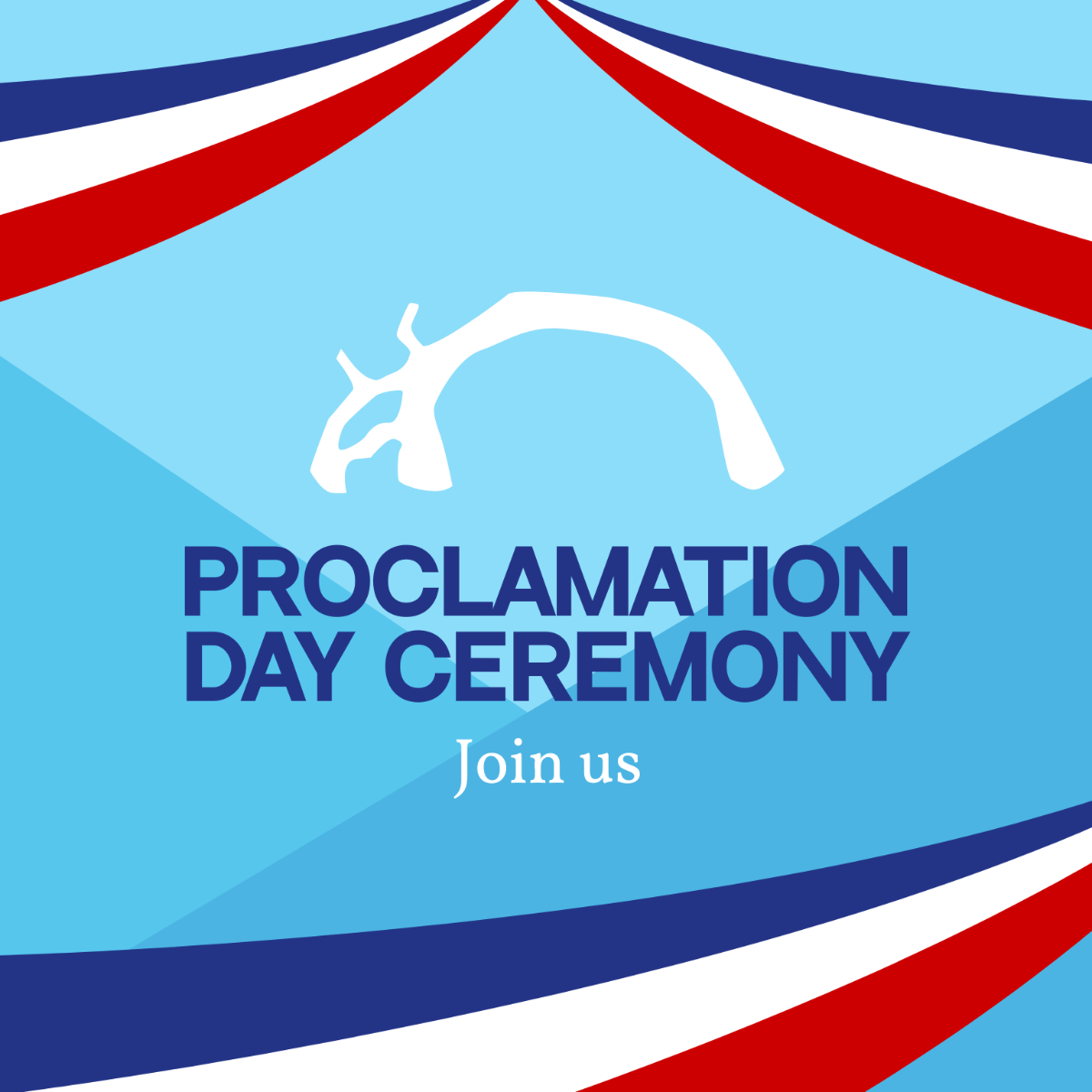 Free Proclamation Day Poster Vector Template