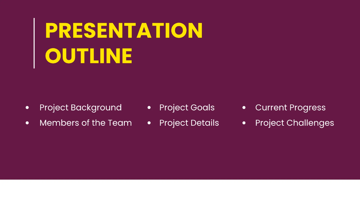 Free Progress Report Presentation Template to Edit Online