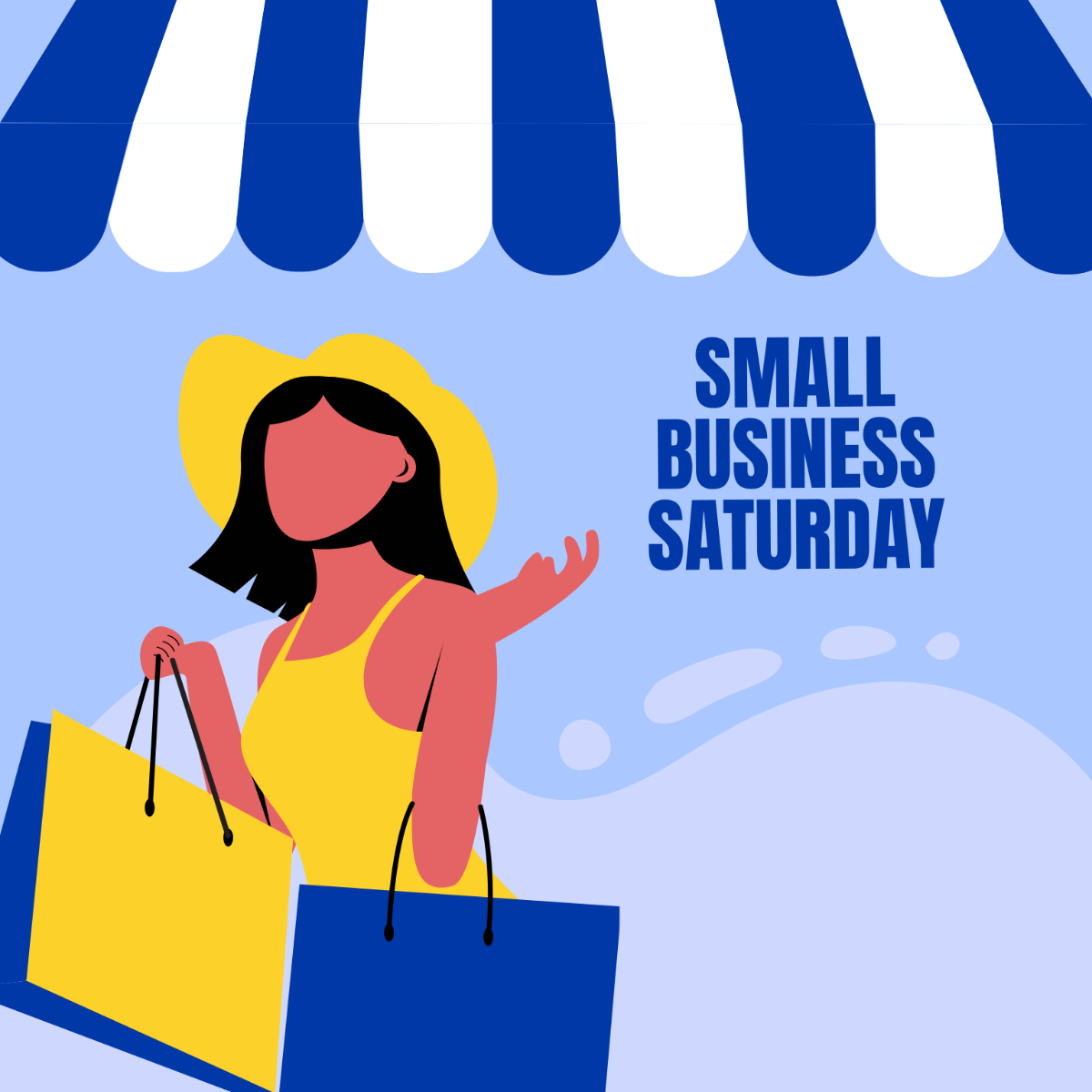 Small Business Saturday Vector Template