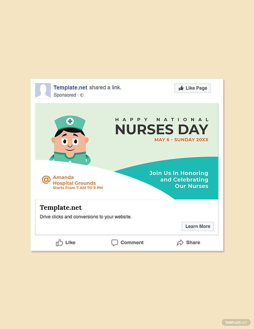 Nurses Day Facebook Post Template