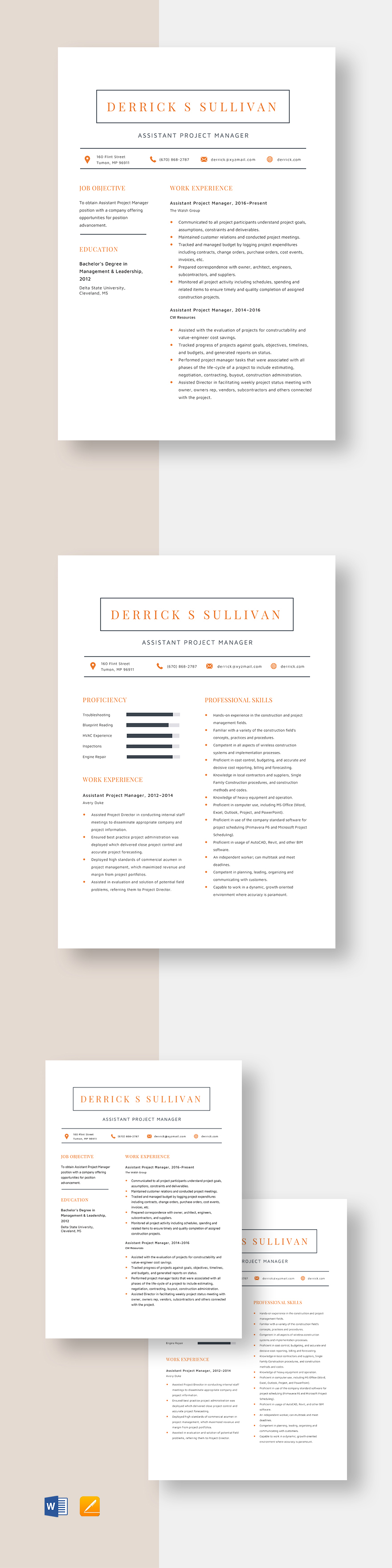 assistant-project-manager-resume-template-word-apple-pages-template