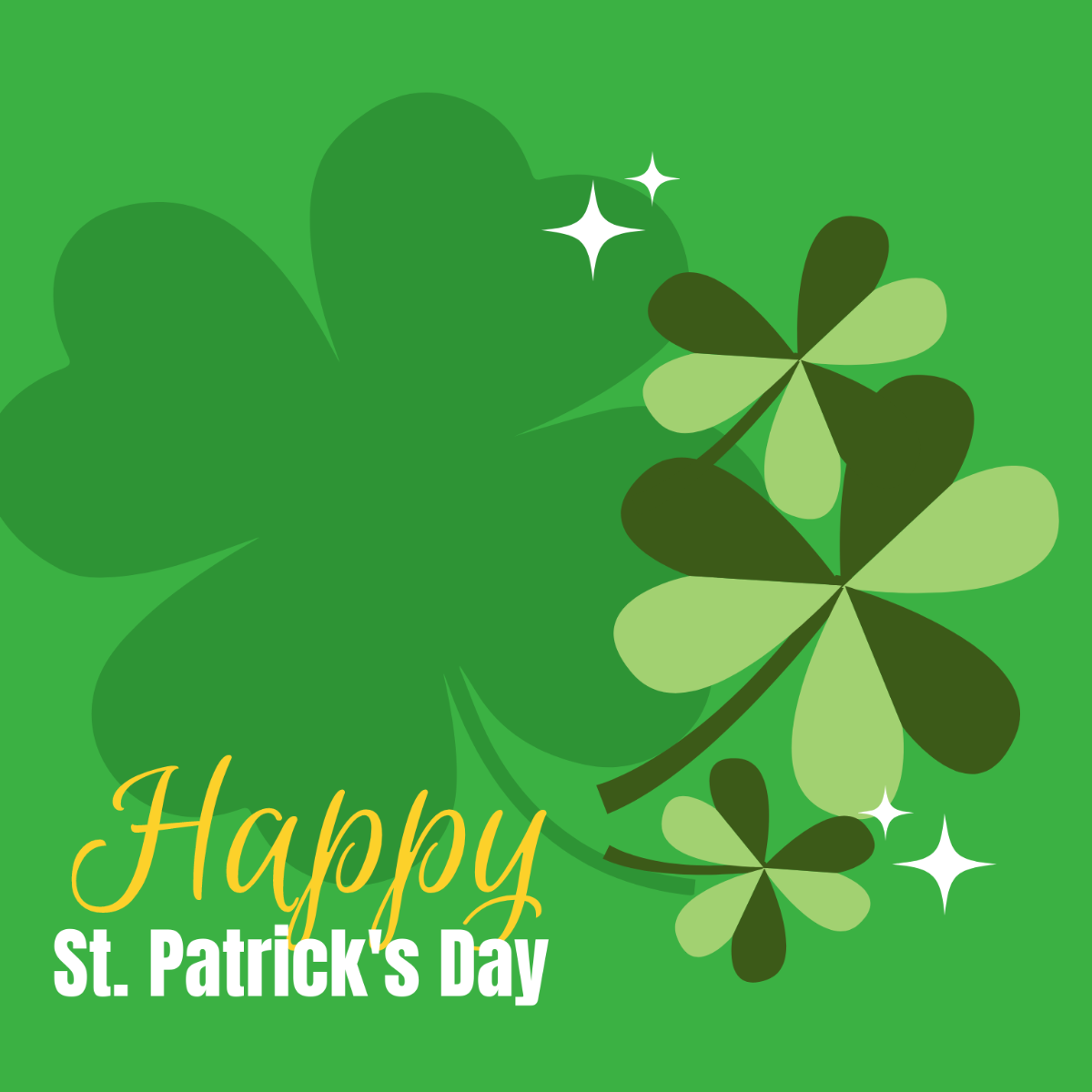 St. Patrick's Day Symbol Vector Template