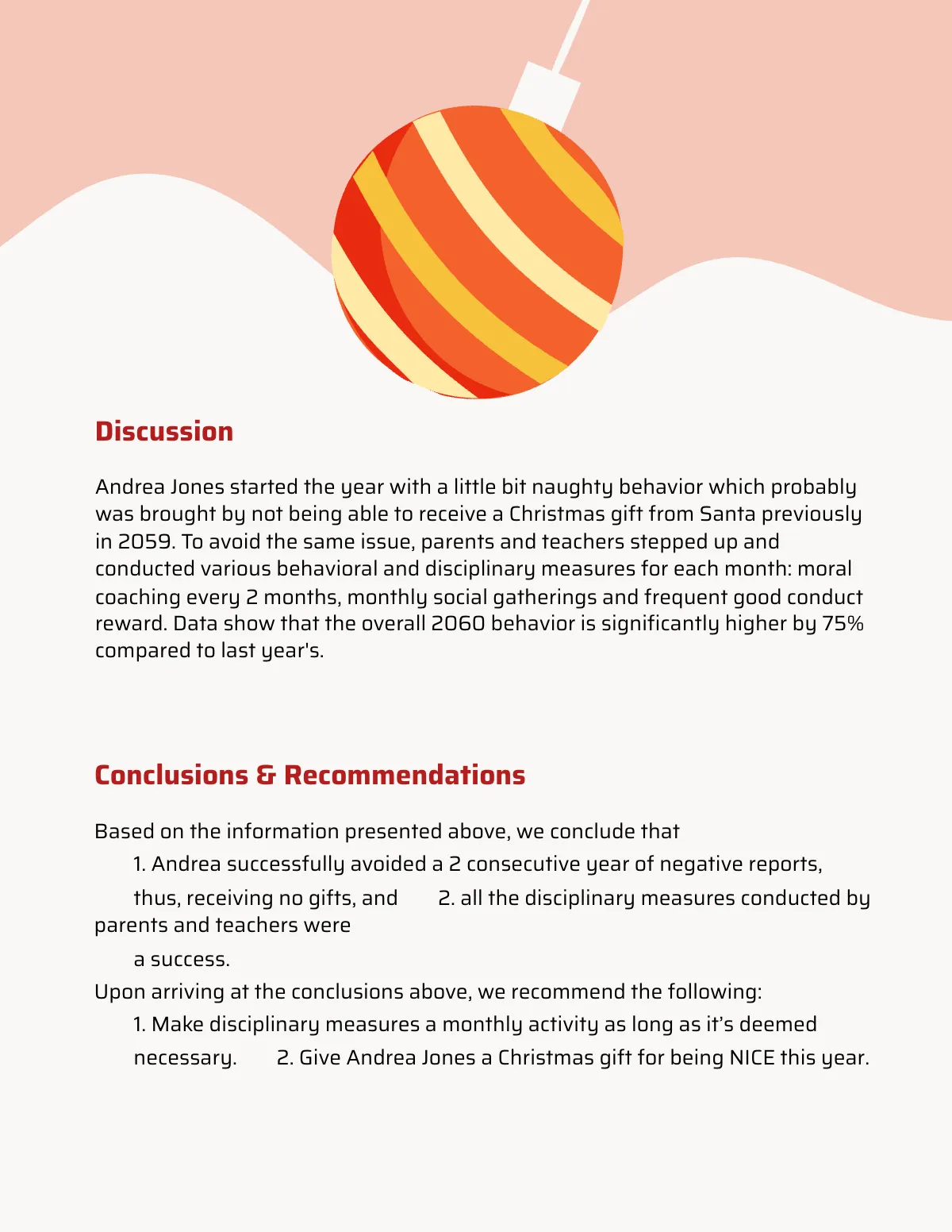 Free Christmas Elf Report Template to Edit Online