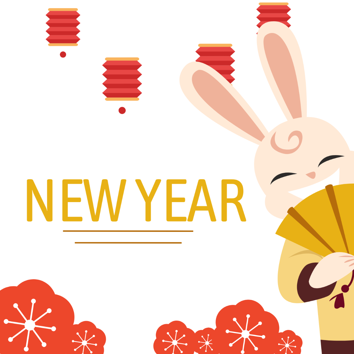 Free Chinese New Year Vector Template