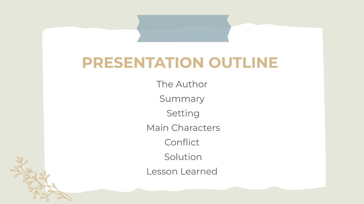 Free Book Report Presentation Template to Edit Online