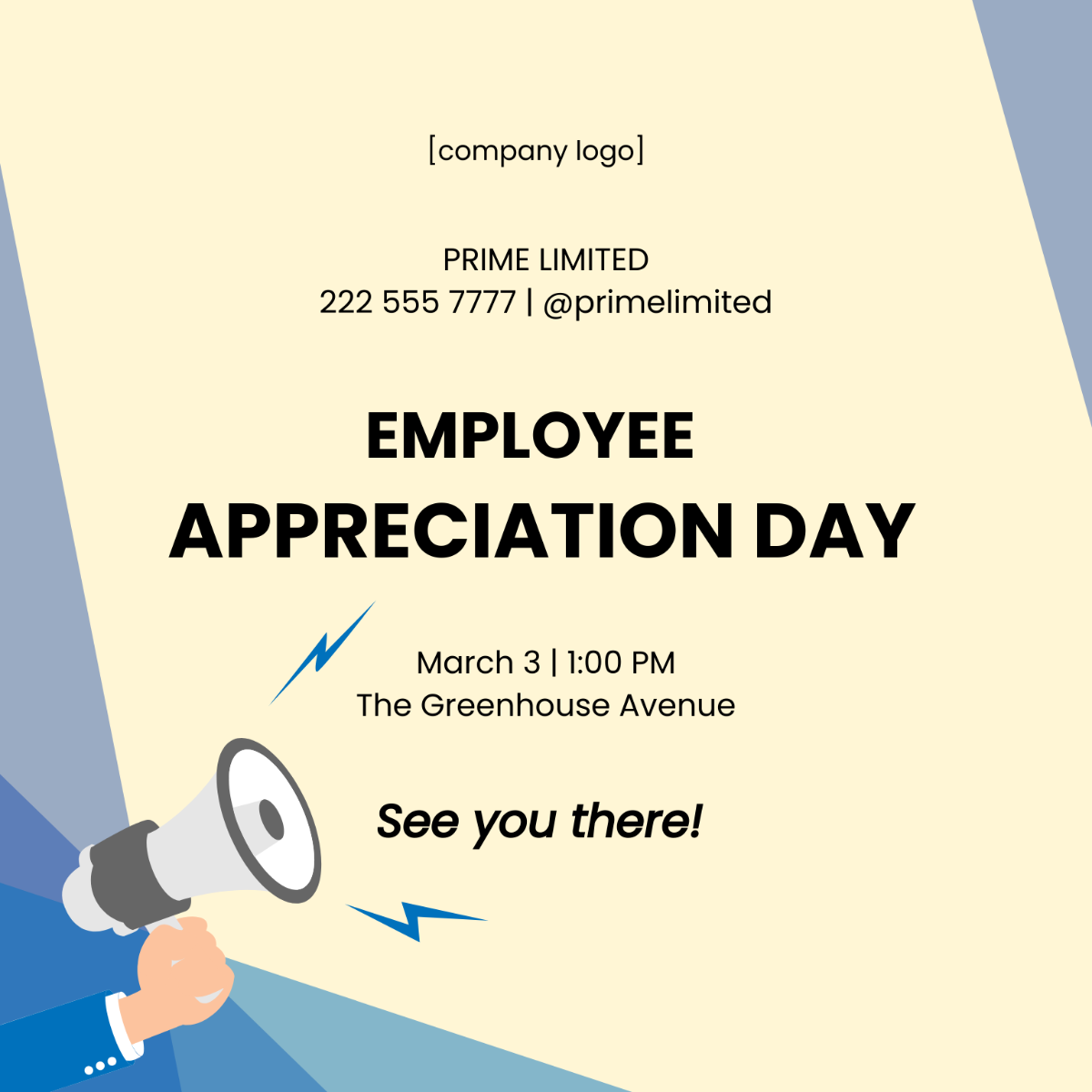 Employee Appreciation Day Flyer Vector Template