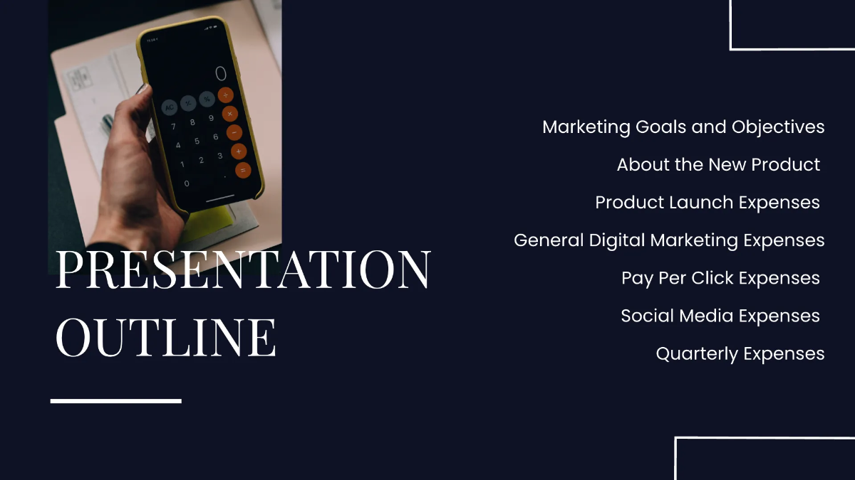 Free Marketing Budget Presentation Template to Edit Online