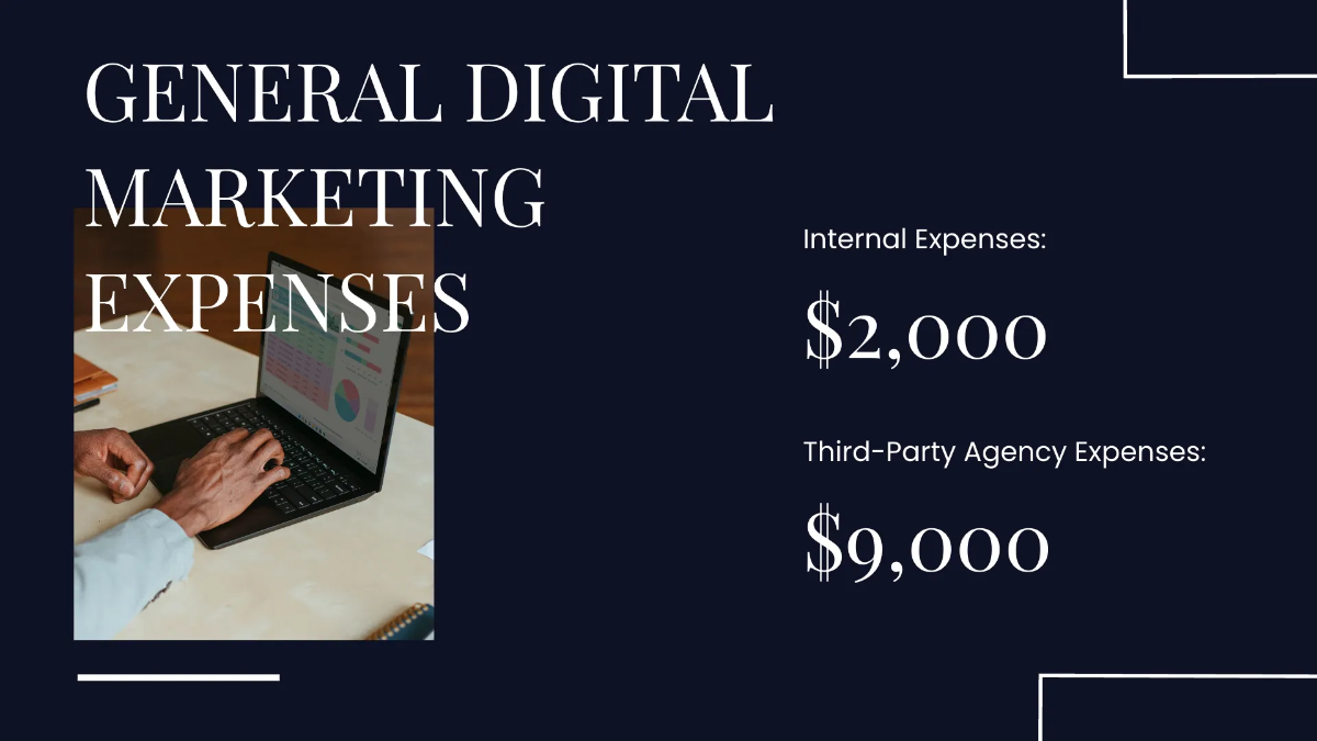 Free Marketing Budget Presentation Template to Edit Online