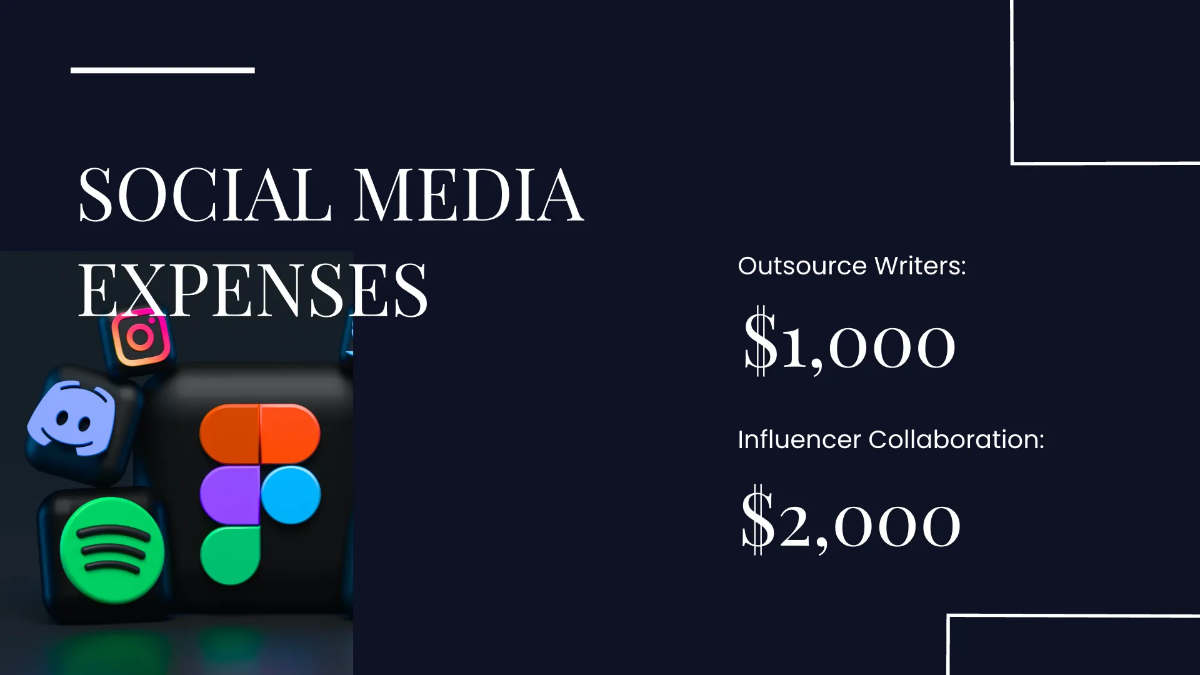 Free Marketing Budget Presentation Template to Edit Online