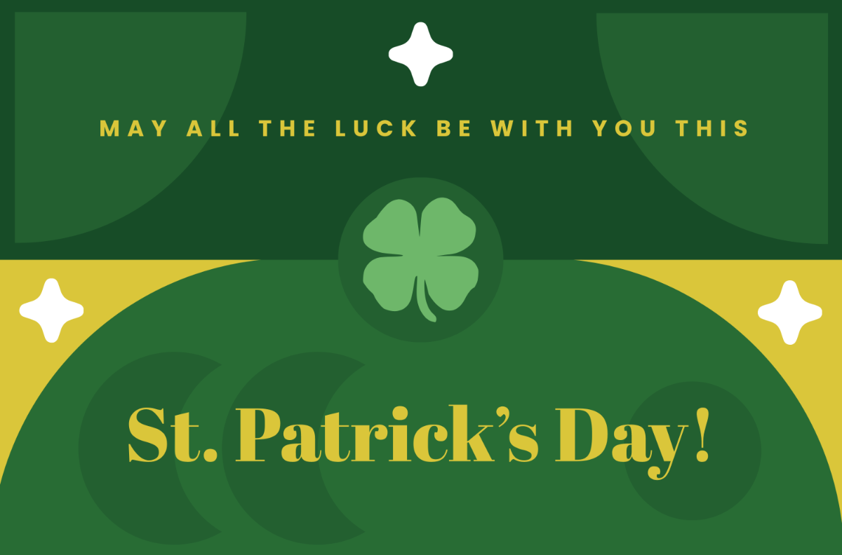 St. Patrick's Day Banner Template